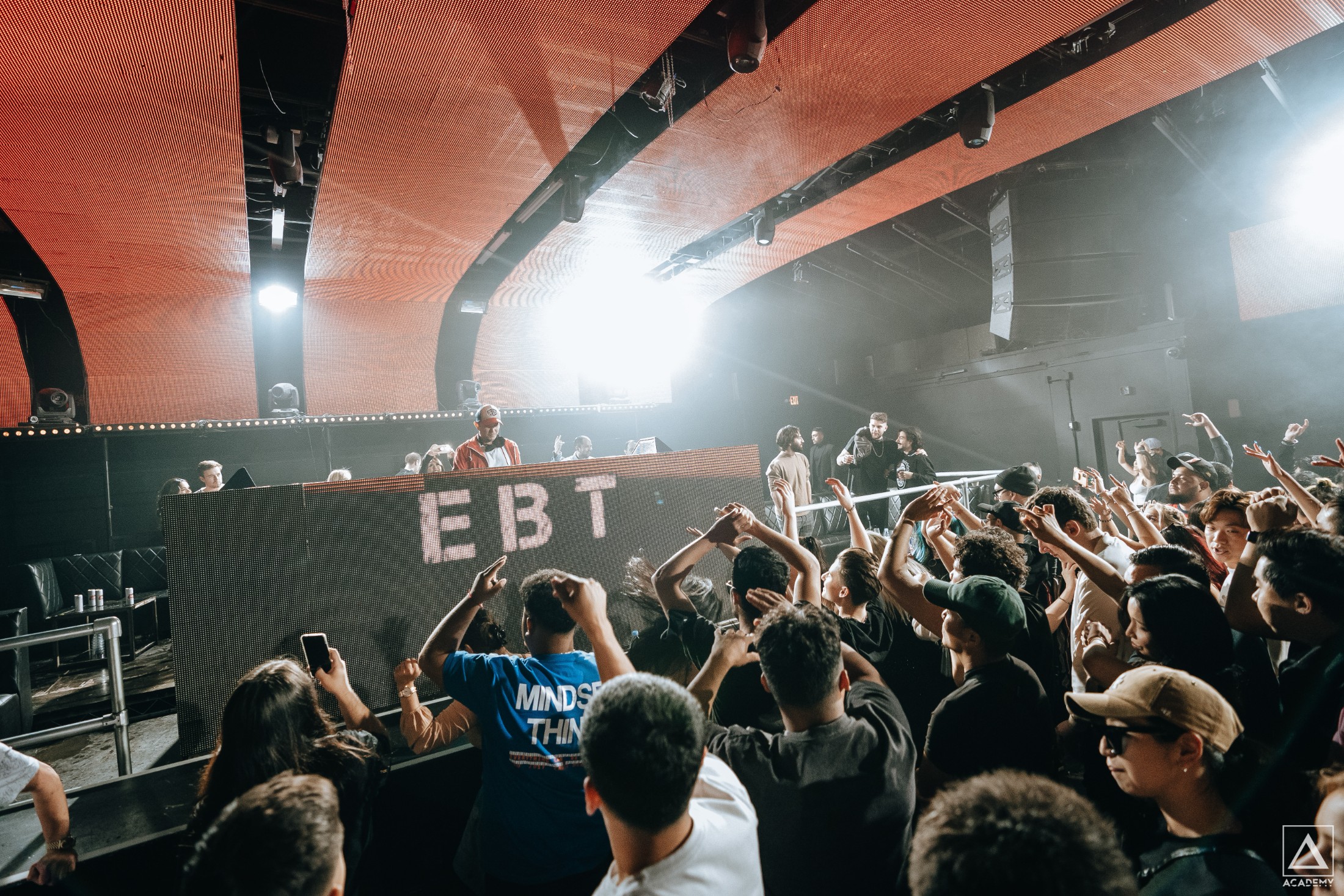 Headline set at The Academy, LA — crowd with hands up